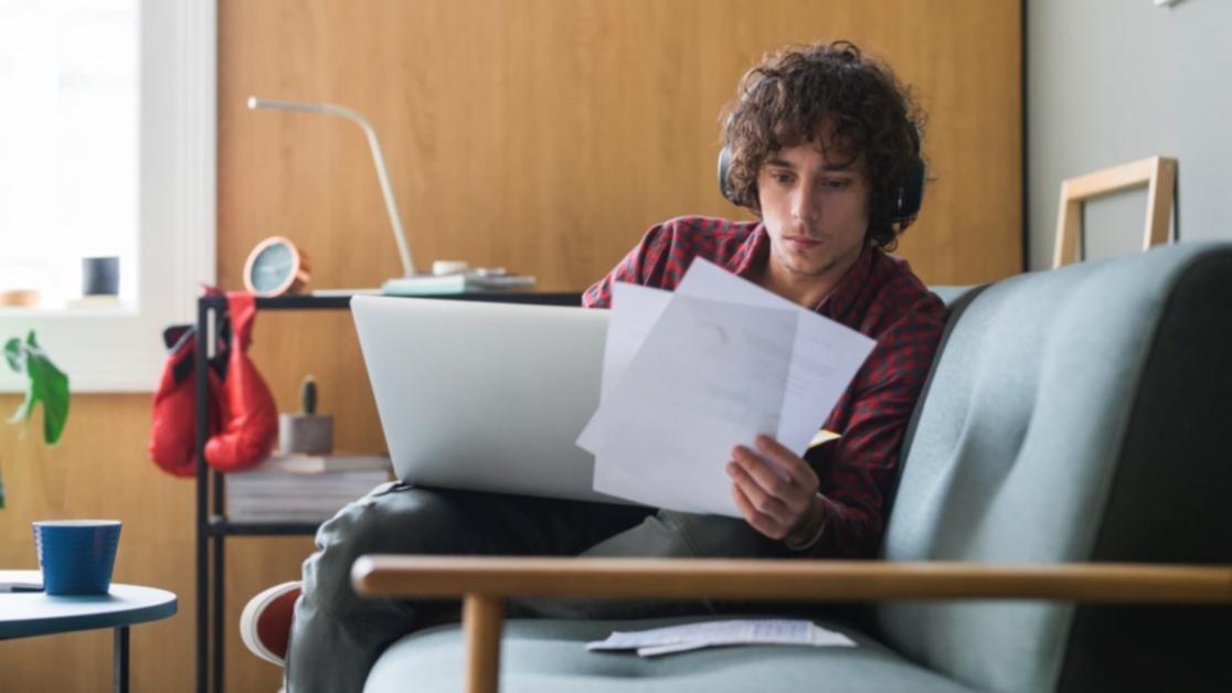 Modern motion graphics workspace with multiple displays showing animation projects in progress